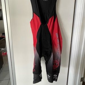 Cycling bibs, medium and large. $15 each piece